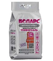 Штукатурка цементная белая УНИВЕРСАЛЬ БОЛАРС, 5 кг, мешок